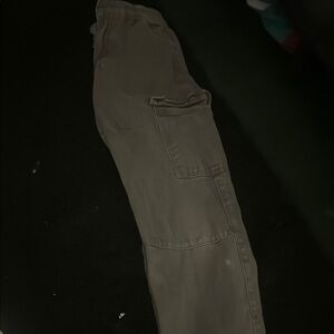 Chic Charcoal grey Cargo Pants